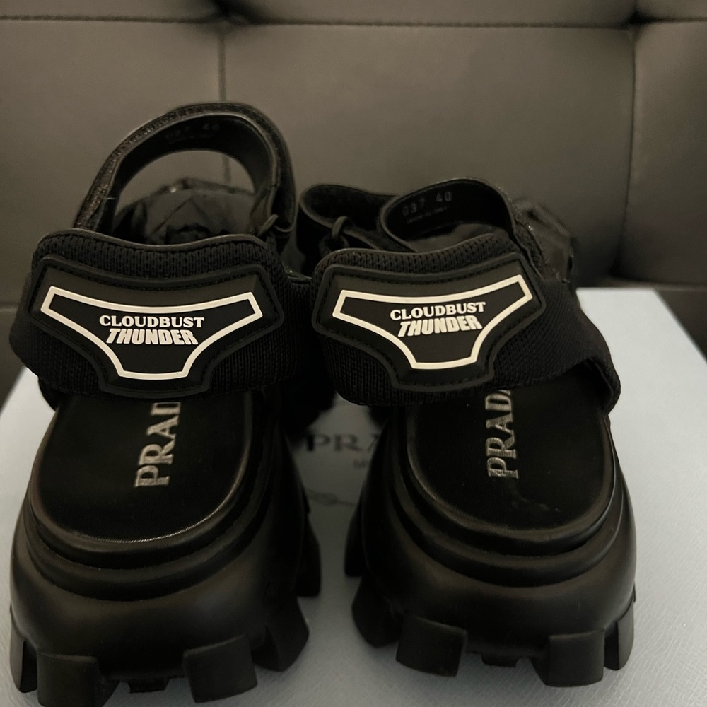 Prada “Sporty woven nylon tape sandals” Calzature Donna Nastro - Picture 3 of 5